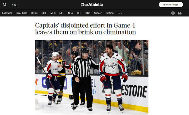 The Athletic — об Александре Овечкине. The Athletic — об Александре Овечкине.