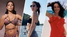 Девушка Роналду в откровенной сессии, жена Овечкина на яхте, Туктамышева в ярком красном