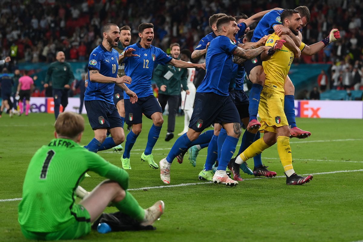 Италия — Англия — 1:1, пенальти 3:2. Обзор финала чемпионата Европы 2021 11  июля. Италия выиграла Евро-2020. Спорт-Экспресс