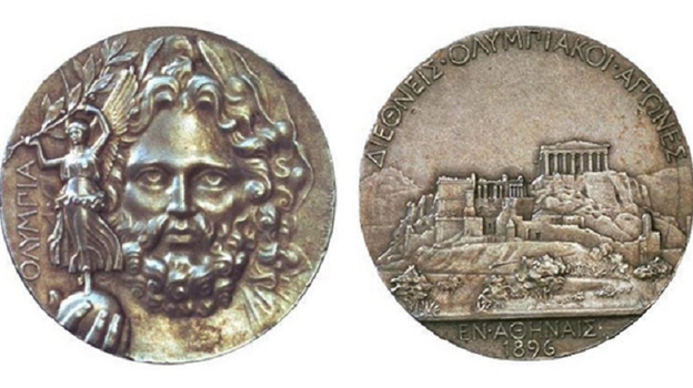 Медаль первых Олимпийских игр. 
