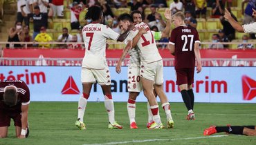 «Монако» — «Спарта»: Головин забил первый гол в сезоне