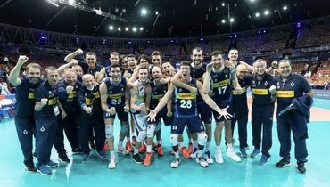Италия обыграла Словению в финале чемпионата Европы по волейболу