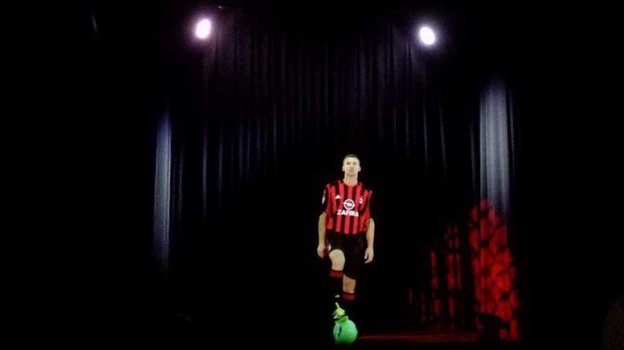 Изображение Андрея Шевченко в музее «Милана». Фото Георгий Кудинов