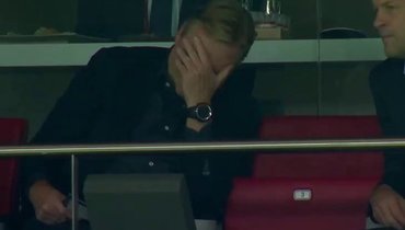 Реакция Кумана на гол Суареса в ворота «Барселоны»