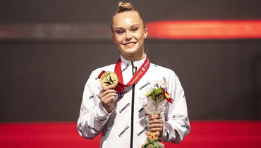 Мельникова отреагировала на свою победу на чемпионате мира по спортивной гимнастике