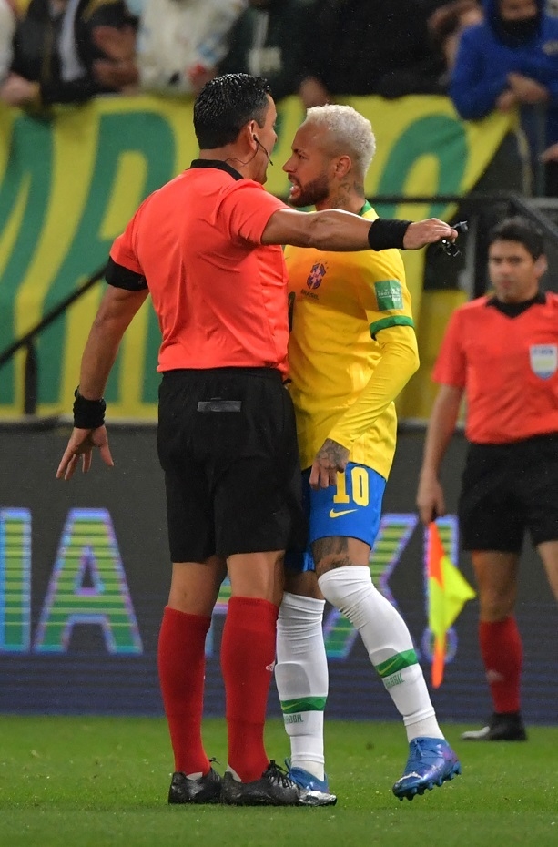 12 ноября. Сан-Паулу. Бразилия - Колумбия - 1:0. Фото AFP