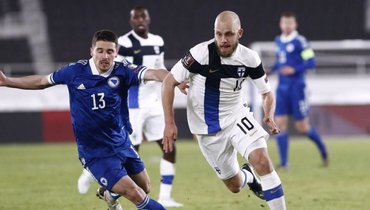 Босния и Герцеговина дома проиграла Финляндии и потеряла шансы на второе место в группе