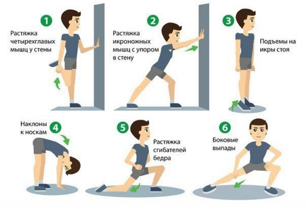 Упражнения для разогрева мышц перед тренировкой