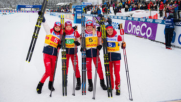 В сборной России прокомментировали победу российских лыжниц в женской эстафете на этапе КМ