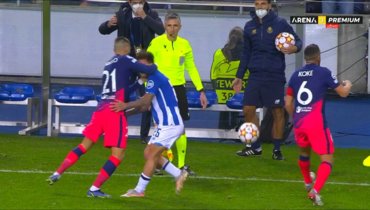 Карраско устроил потасовку в матче «Порту» — «Атлетико»