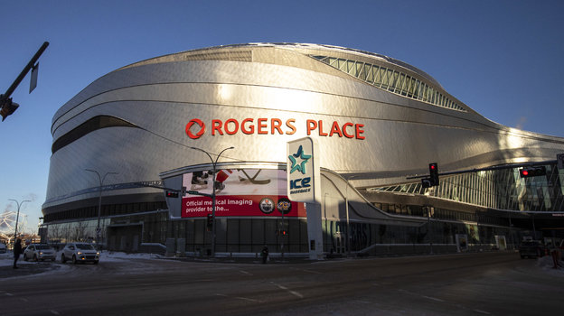 Стадион "Rogers Place" после отмены турнира. Фото Global Look Press