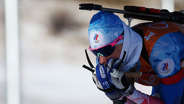 Сборная России по биатлону занимает третье место перед последним этапом женской эстафеты на Олимпиаде