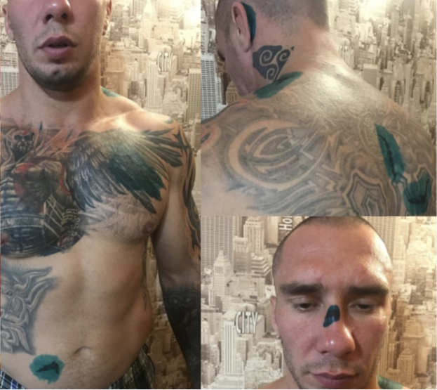 Июль 2019 года. Сергей Калинин после побоища с представителями азербайджанской диаспоры. Фото kriknews.ru Июль 2019 года. Сергей Калинин после побоища с представителями азербайджанской диаспоры. Фото kriknews.ru