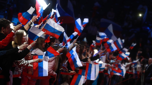 Российских олимпийцев чествовали в Москве. Фото Александр Федоров, "СЭ"