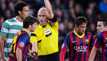 Карасев назначен главным арбитром ответного матча «Наполи» — «Барселона»