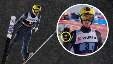 У призера Олимпиады неприятности из-за флага России на перчатке. Это разгневало поляков
