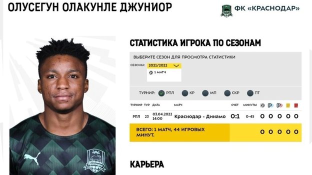 Джуниор Олакунле Олусегун. Джуниор Олакунле Олусегун.