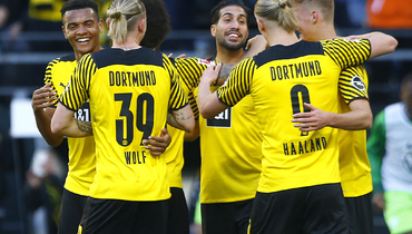 Дортмундская «Боруссия» забила «Вольфсбургу» 5 голов за 15 минут