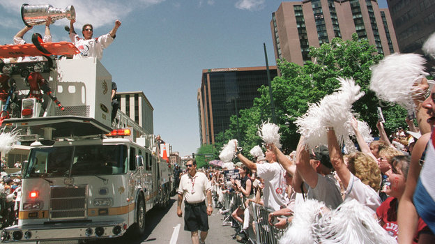 Чемпионский парад "Колорадо". Фото Getty Images