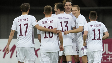 Латвия разгромила Андорру в матче Лиги наций
