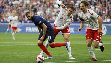 Дания одержала волевую победу над Францией в матче Лиги наций