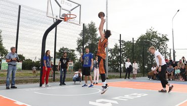 ПСБ открыл в Архангельске самый северный Центр уличного баскетбола