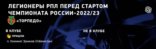 «Торпедо»: легионеры перед стартом чемпионата. «Торпедо»: легионеры перед стартом чемпионата.