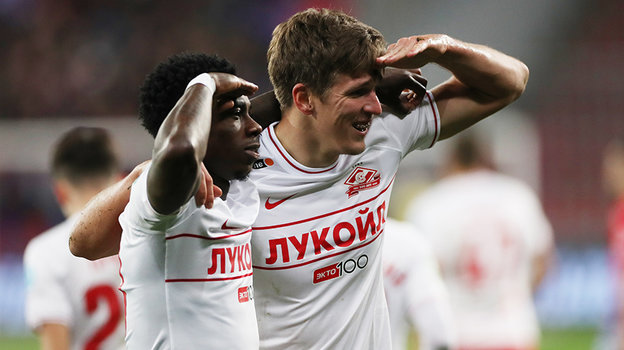 Квинси Промес и Александр Соболев. Фото Александр Федоров, "СЭ"