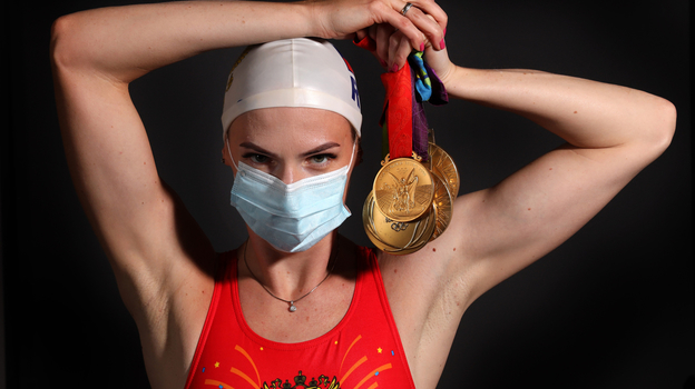 Семикратная олимпийская чемпионка, 21-кратная чемпионка мира по синхронному плаванию Светлана Ромашина. Фото Андрей Голованов