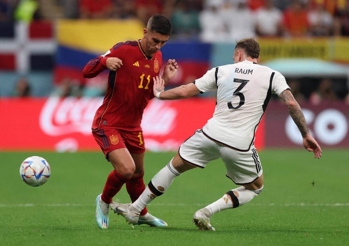 Испания и Германия не забили голов в первом тайме матча ЧМ-2022.  Спорт-Экспресс