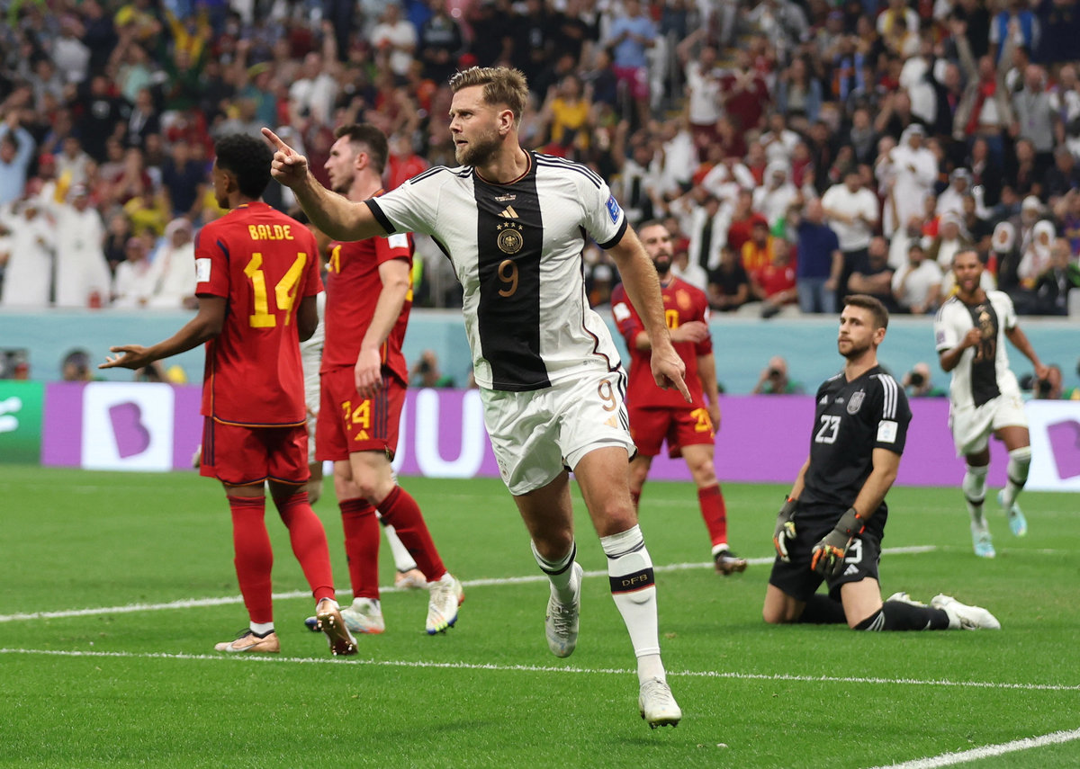 ЧМ 2022: Испания — Германия 1:1, нападаюший Никлас Фюллькруг спас Германию  на чемпионате мира в Катаре. Спорт-Экспресс