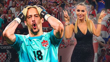 Вратаря сборной Канады и его красавицу жену оскорбляют хорватские фанаты. Чем их разозлили Милан и Снежана Борьян?