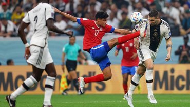 Германия обыгрывает Коста-Рику после первого тайма матча ЧМ-2022