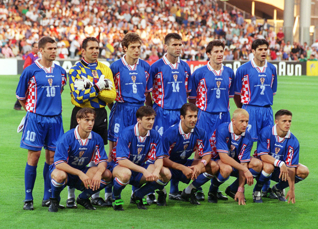 Футболисты сборной Хорватии в 1998 году. Фото Global Look Press Футболисты сборной Хорватии в 1998 году. Фото Global Look Press