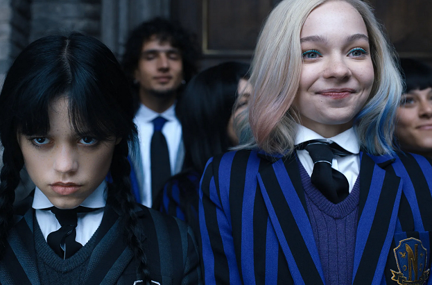 Скрин из сериала «Уэнсдей». Скрин из сериала «Уэнсдей».