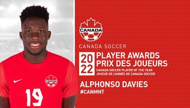 Алфонсо Дейвис признан игроком года в Канаде