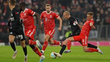 «Бавария» сыграла вничью с «Айнтрахтом» в бундеслиге