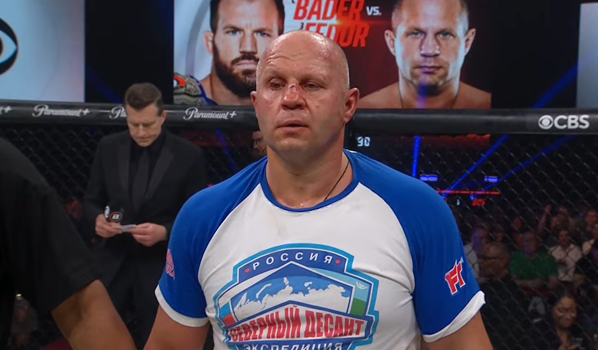 Федор Емельяненко нокаутом проиграл Райану Бейдеру на турнире Bellator 290  и закончил карьеру. Спорт-Экспресс