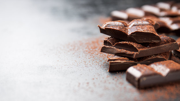 Obsah látek v čokoládě a kakau