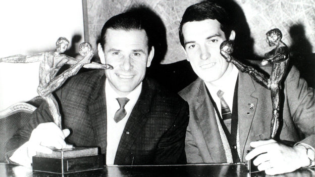 Лев Яшин и Валерий Воронин