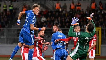 Италия обыграла Мальту на выезде, Ретеги забил во втором матче подряд