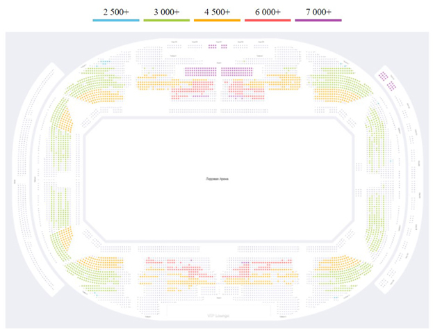 Сочи парк арена схема зала