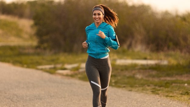 Женщина, бег, пробежка, экипировка, спортивная одежда