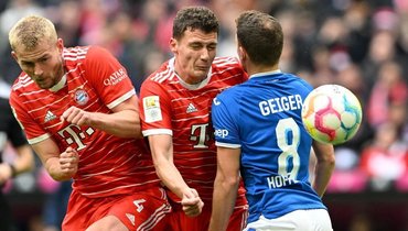 «Бавария» дома сыграла вничью с «Хоффенхаймом» в матче бундеслиги