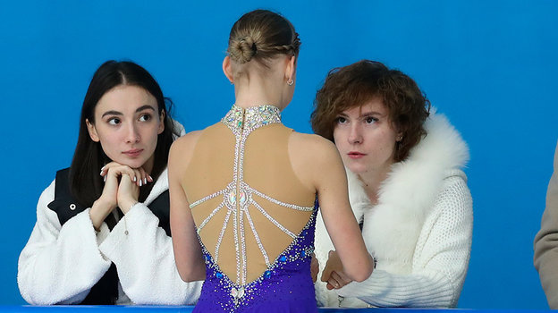 Тренер Ирина Смирнова со своей подопечной Викторией Морозовой.