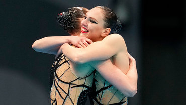 Светлана Ромашина и Светлана Колесниченко на Олимпиаде в Токио.