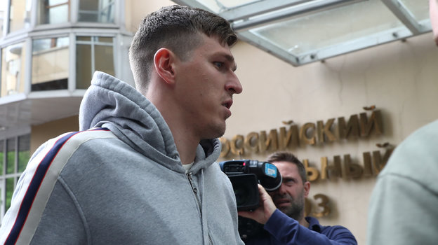 Александр Соболев на заседании КДК РФС.