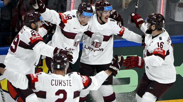 Сборная Латвия завоевала бронзу на ЧМ-2023 по хоккею