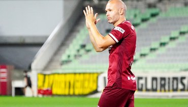 Андреас Иньеста сыграл последний матч за «Виссел Кобе»