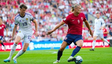 Гол Холанна не спас Норвегию от поражения в матче с Шотландией в отборе к Евро-2024